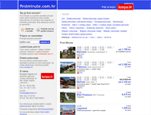 Tablet Screenshot of firstminute.com.hr